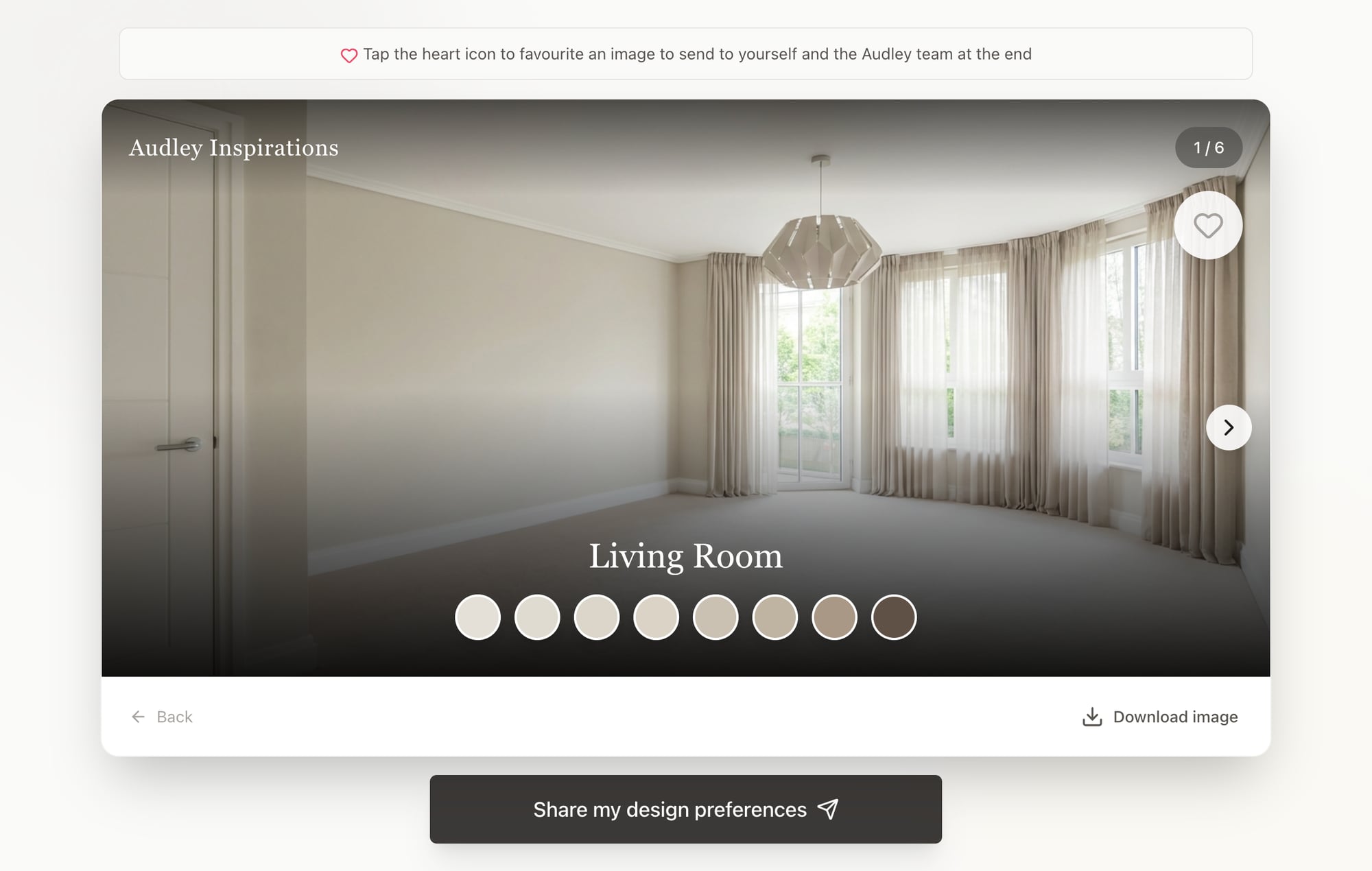 Gallery view: unfurnished (paint only)