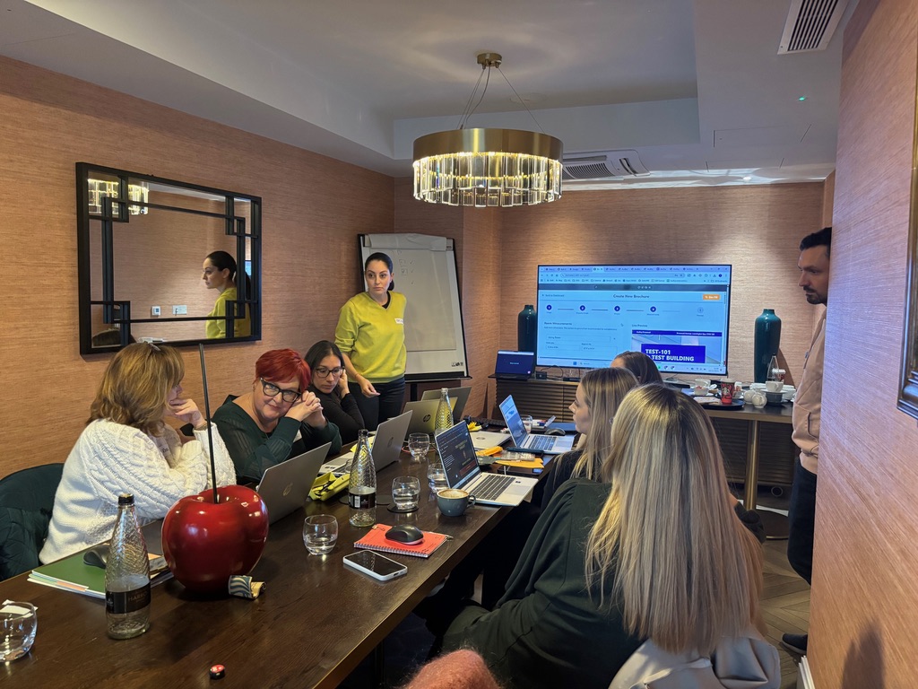 Audley team presenting